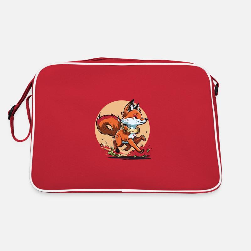 Fuchs-Läufer Retro Tasche