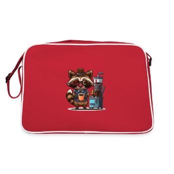 Coffee Time - Retro Bag - red/white - Back