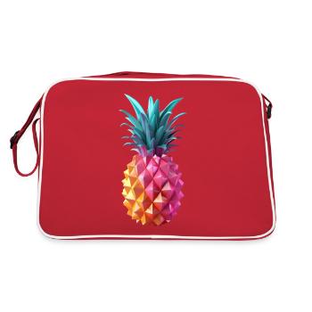 Pineapple - Retro Bag - red/white - Back