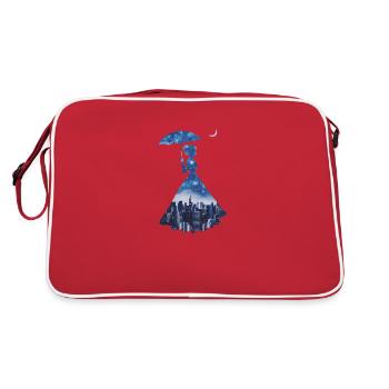 Fille de la ville - Stadt Mädchen - Sac Retro - rouge/blanc - Dos