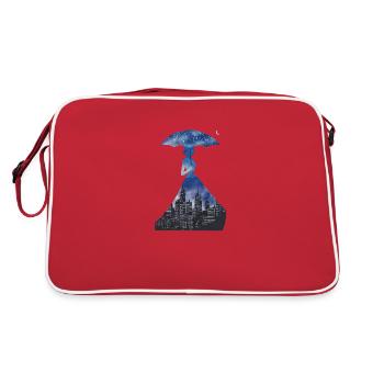 Fille de la ville - Stadt Mädchen - Sac Retro - rouge/blanc - Dos
