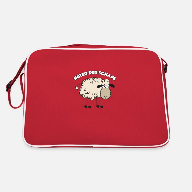 Hüter der Schafe Retro Tasche