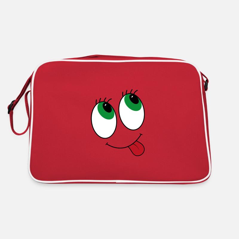 Comic-style eyes Retro Bag