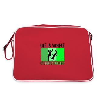 Capoeira - Sac Retro - rouge/blanc - Dos