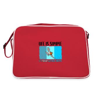 Observation des oiseaux Oiseaux Observation des oiseaux Oiseaux - Sac Retro - rouge/blanc - Dos