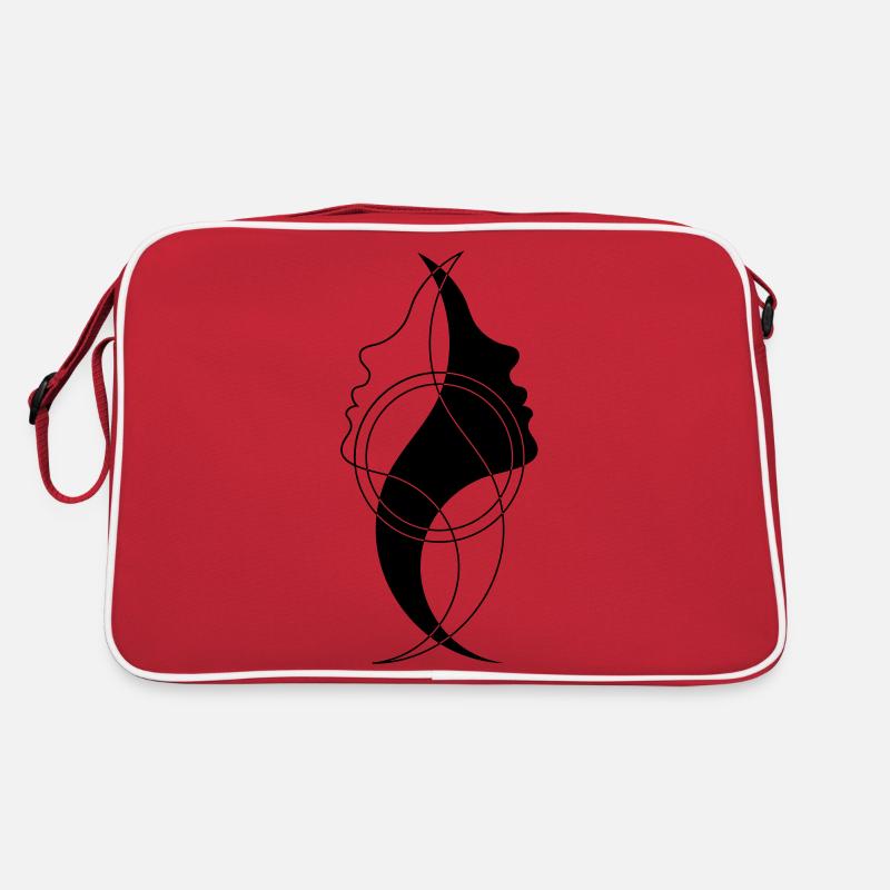 Face - Abstract Face Retro Bag