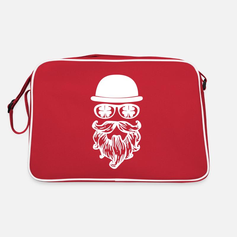 Hipster (anpassbare Farbe) Retro Tasche