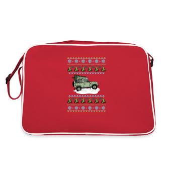 Defender 90 - Sapin de Noël - Sac Retro - rouge/blanc - Dos