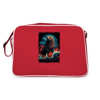 Sweet Digital Art Les activistes des droits des animaux scellent - Sac Retro - rouge/blanc - Dos
