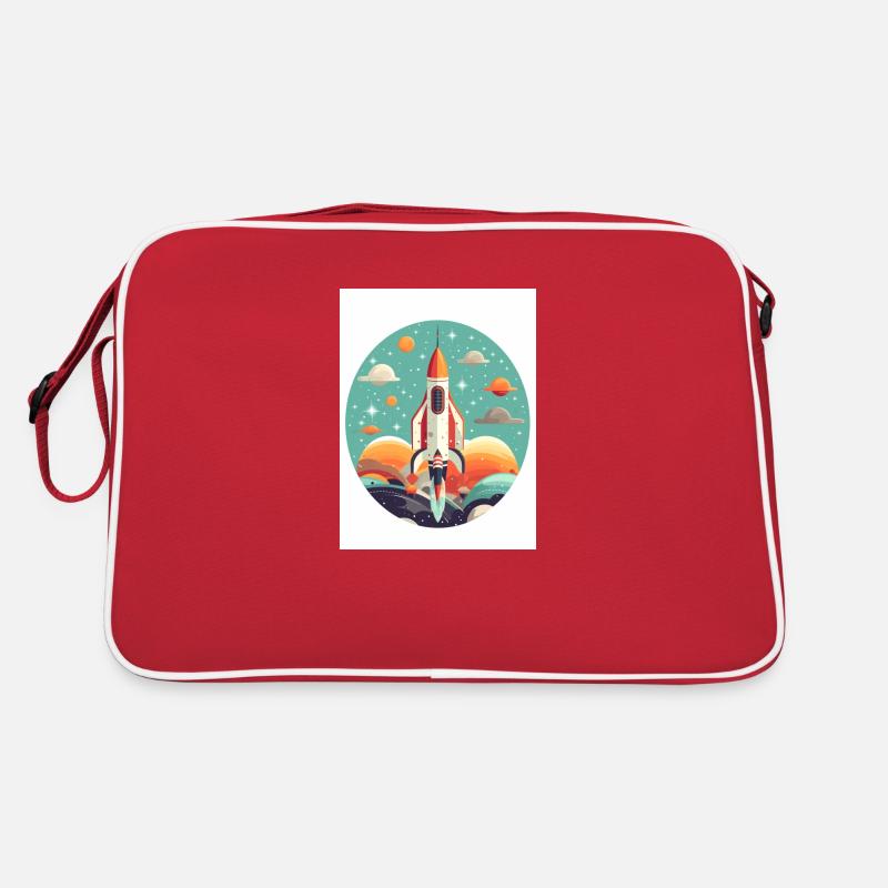Rocket Launch Retro Tasche