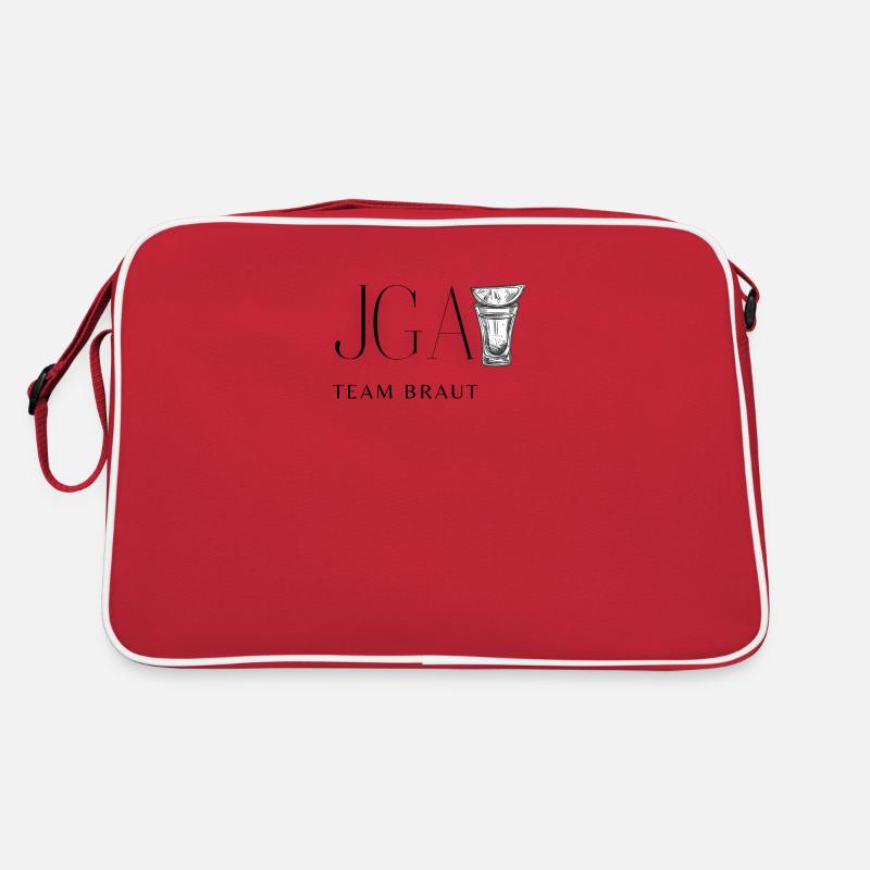 Team Braut Jungesellenabschied Retro Tasche
