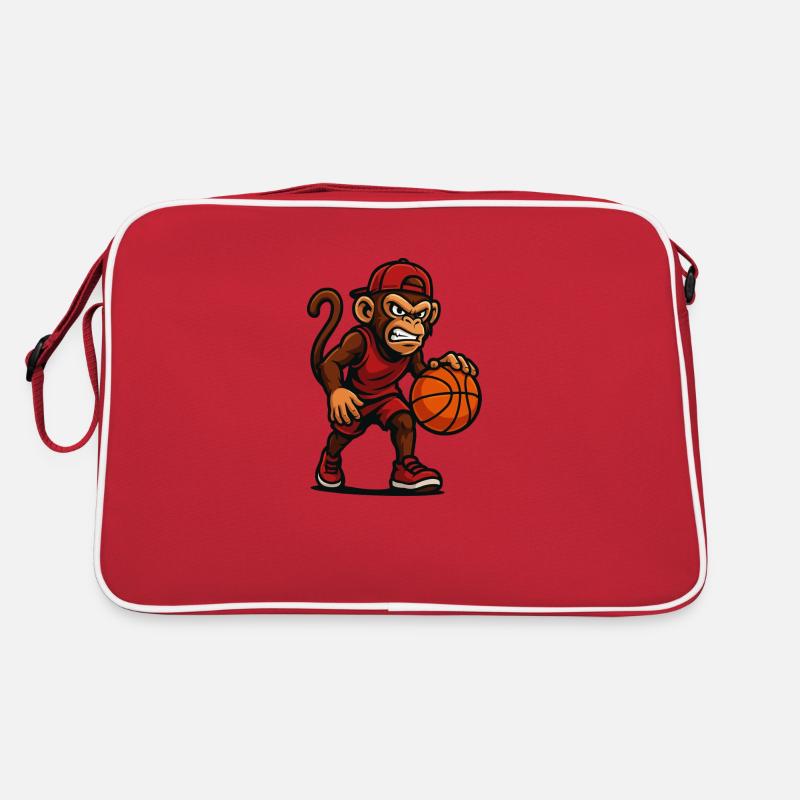 Monkey Comic Basketball Retro Bag