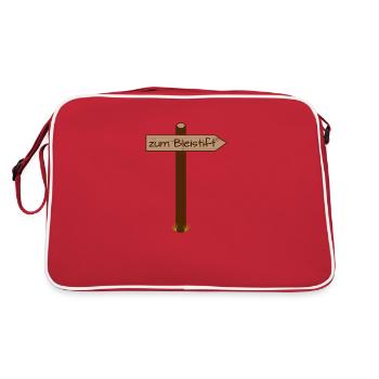 to the pencil - Retro Bag - red/white - Back