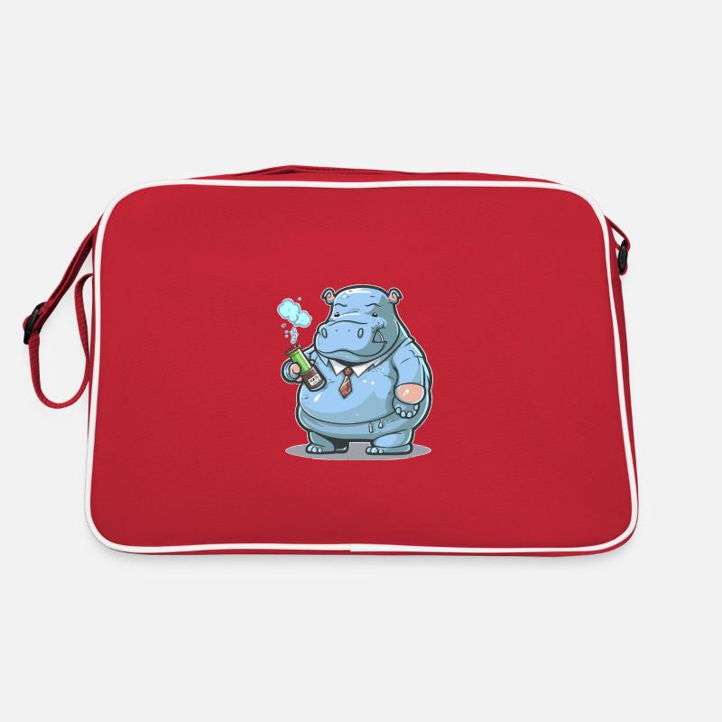 Vaping Hippo Retro Bag