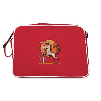 Cerceaux sur les sabots - Sac Retro - rouge/blanc - Dos