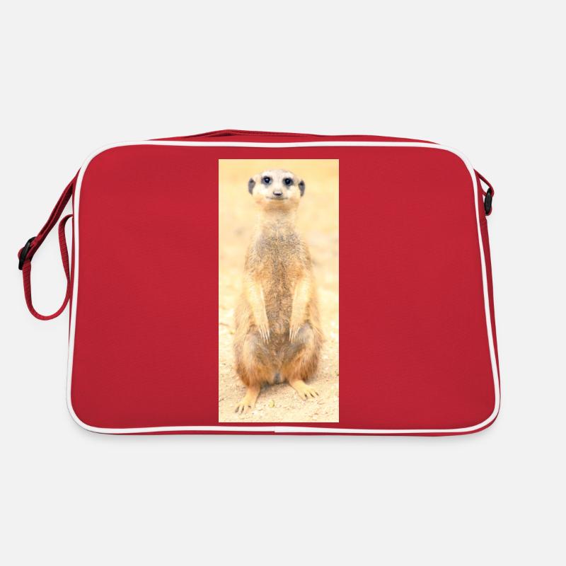 Erdmännchen Retro Tasche
