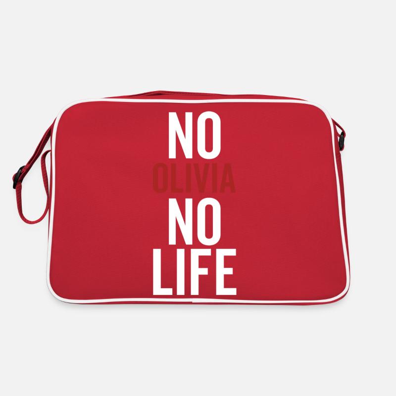 Nein Olivia Kein Leben Retro Tasche