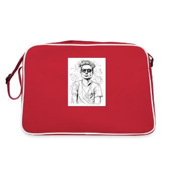 Garçon cool - Sac Retro - rouge/blanc - Dos