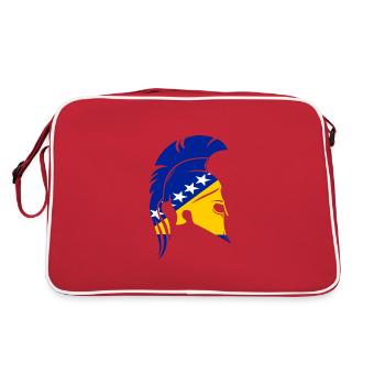 Sparta - Bosnie-Herzégovine - Sac Retro - rouge/blanc - Dos