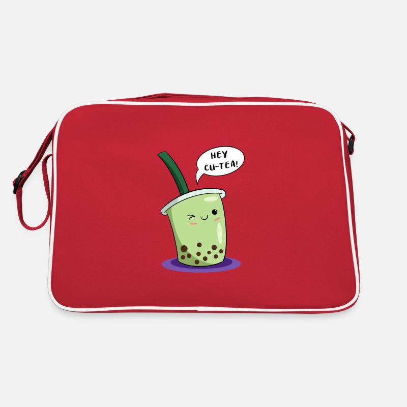 bubble tea boba tea Retro Tasche