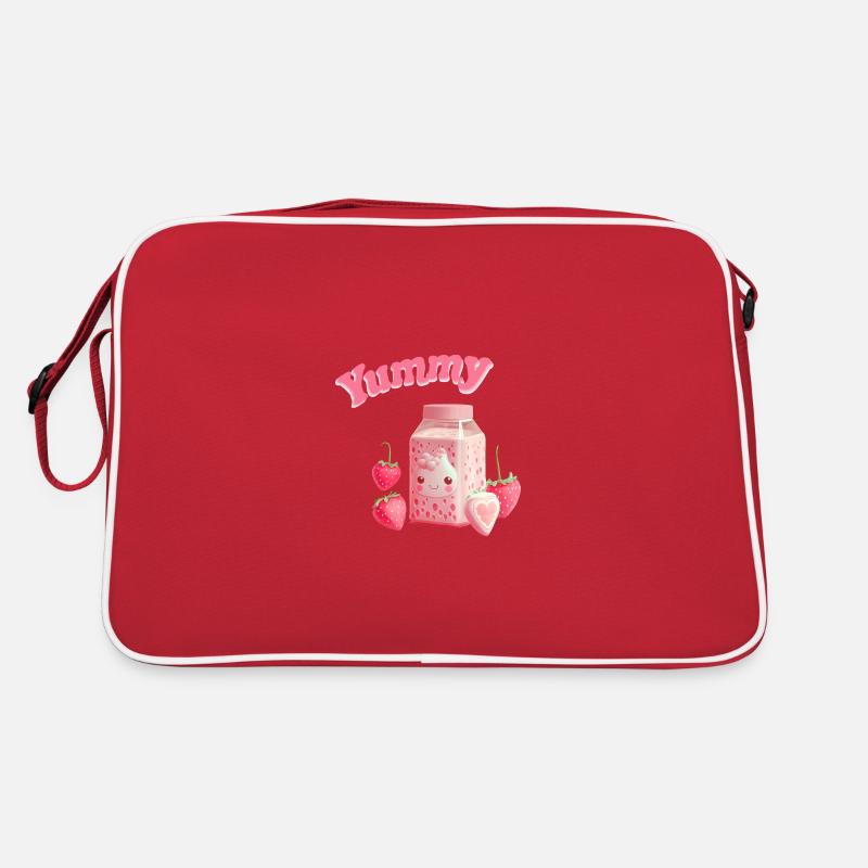 Erdbeermilch Erdbeere Anime kawaii Retro Tasche