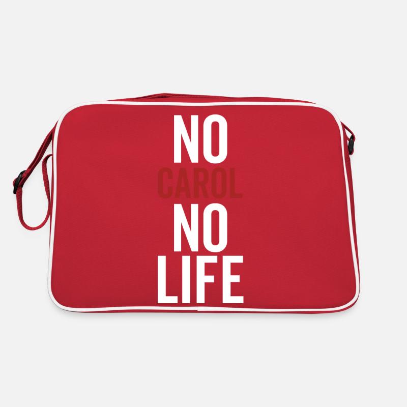Pas de Carol Pas de vie - Sac Retro - rouge/blanc