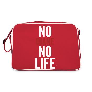 Pas de Diane pas de vie - Sac Retro - rouge/blanc - Dos