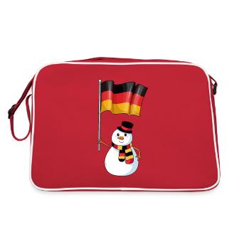 Football football fan German national team fan - Retro Bag - red/white - Back