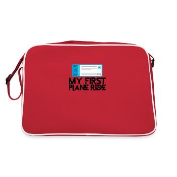 My First Plane Ride 32 - Retro Bag - red/white - Back