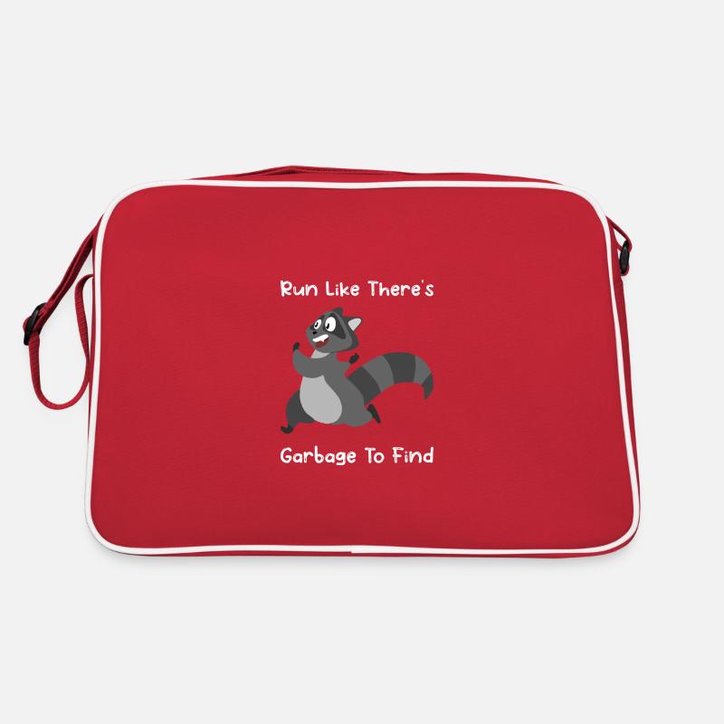 Waschbär Racoon Lustig Spruch Geschenk Retro Tasche
