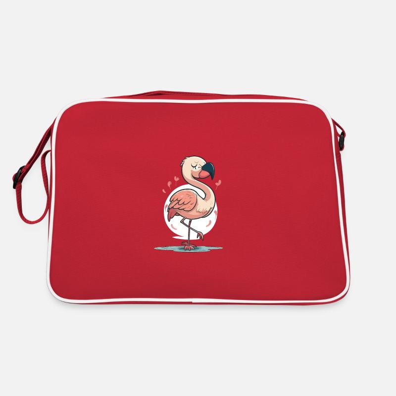 Flamingo-Spaß Retro Tasche