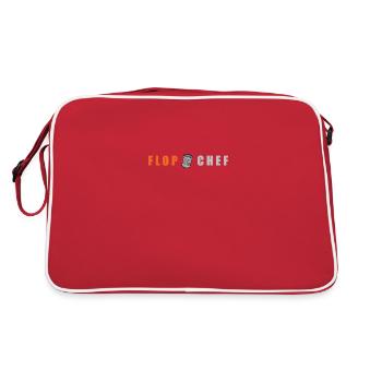 Flop Chef - Sac Retro - rouge/blanc - Dos