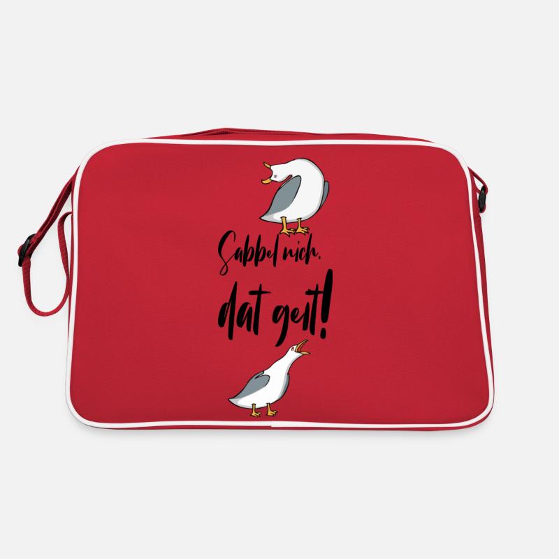 Sabbel nich dat geit Retro Tasche