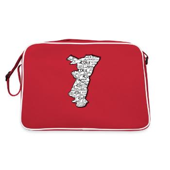 Alsace Region Name - Retro Bag - red/white - Back