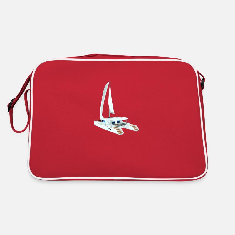 Katamaran 3D Back Retro Tasche