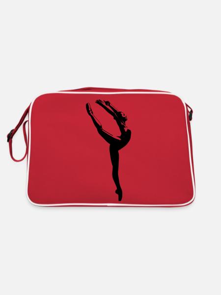 Danseuse - Sac Retro - rouge/blanc - Dos