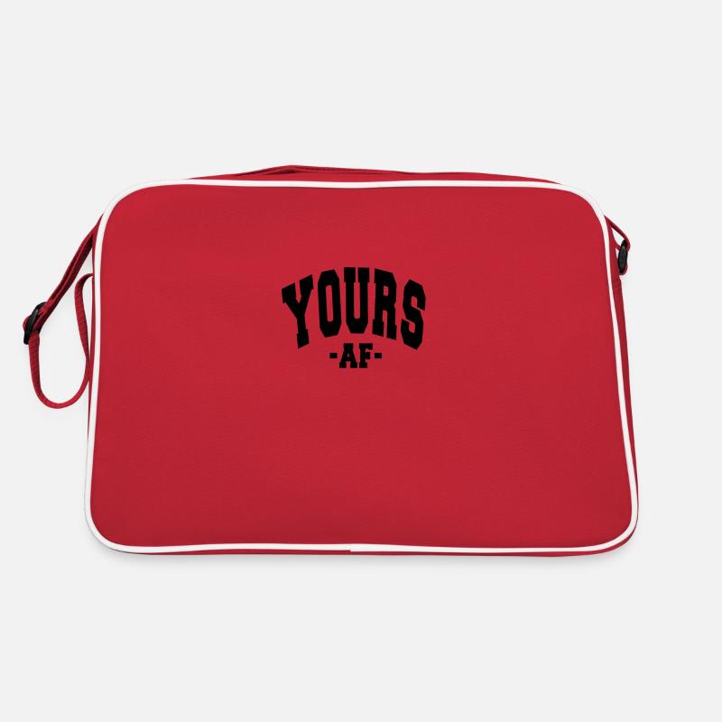 VÔTRE AF SAINT-VALENTIN SLOGAN DÉCORATION Sac Retro
