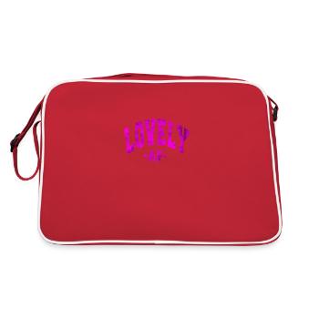 BELLE AF, JOUR DE LA SAINT-VALENTIN EN DISANT HOMMES FEMMES - Sac Retro - rouge/blanc - Dos