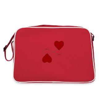 deux coeur infini - Sac Retro - rouge/blanc - Dos