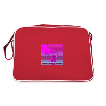 Soldat Vaporwave - Sac Retro - rouge/blanc - Dos