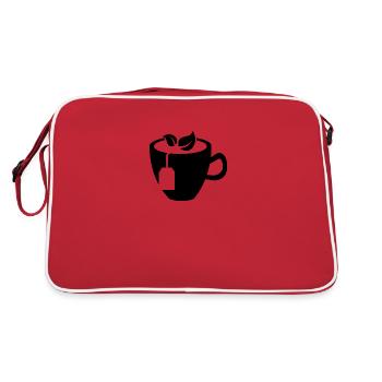 Tasse de thé - Sac Retro - rouge/blanc - Dos