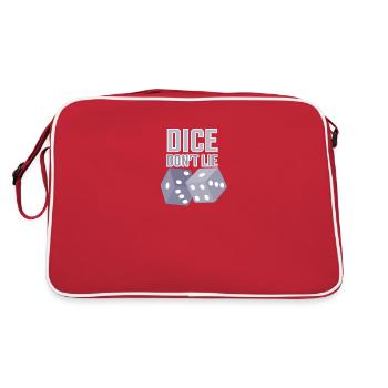 dice dont lie - Retro Bag - red/white - Back