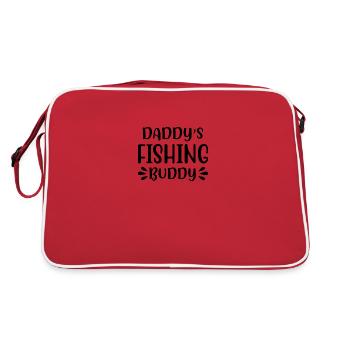 Daddys Angeln Buddy 01 - Retro Tasche - Rot/Weiß - Hinten