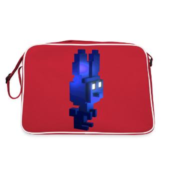 Lapin pixélisé étonnant: Game On! Bleu 2023 - Sac Retro - rouge/blanc - Dos