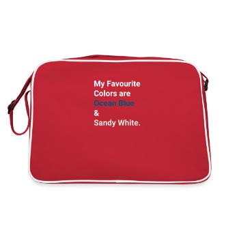 My Favourite Colors - Retro Bag - red/white - Back