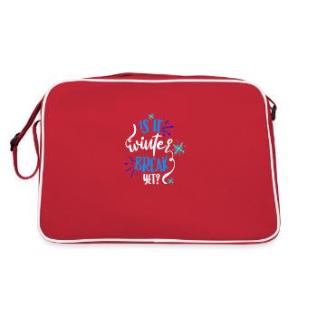 C’est la trêve hivernale ? - Colorisé - Sac Retro - rouge/blanc - Dos