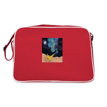 Magical Oil Lamp - Arabian Nights - Retro Bag - red/white - Back