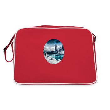 Parc national de Banff, Canada - Sac Retro - rouge/blanc - Dos