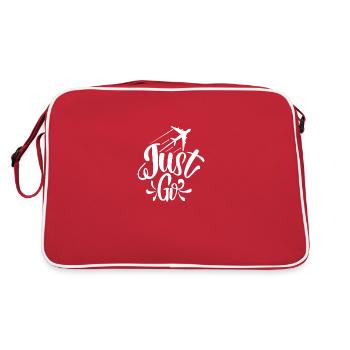 Allez-y, tout simplement - Sac Retro - rouge/blanc - Dos