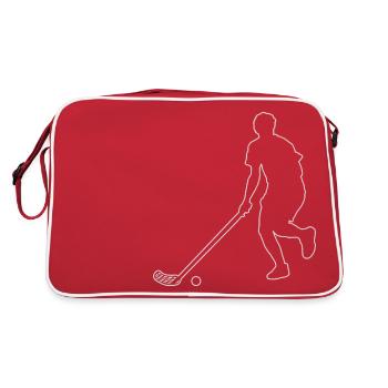 Salibandy Innebandy Floorball Hockey - Retro Bag - red/white - Back
